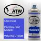 Preview: Chevrolet, Boracay Blue Metallic, WA895T / GQM: 400ml Sprühdose, von ATW Autoteile West.